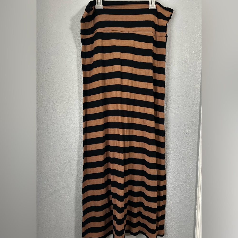 Black and Tan long skirt